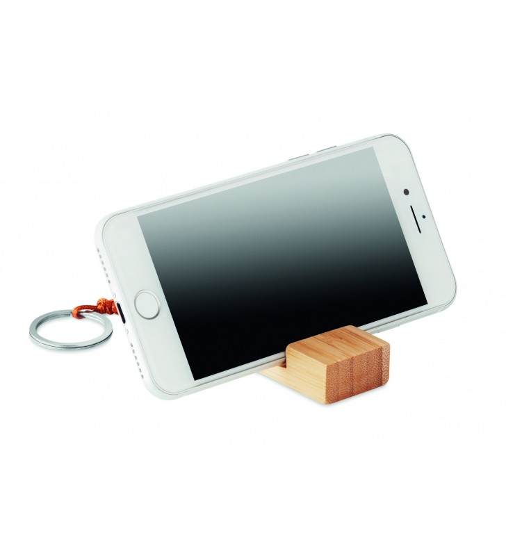 Key ring and phone holder