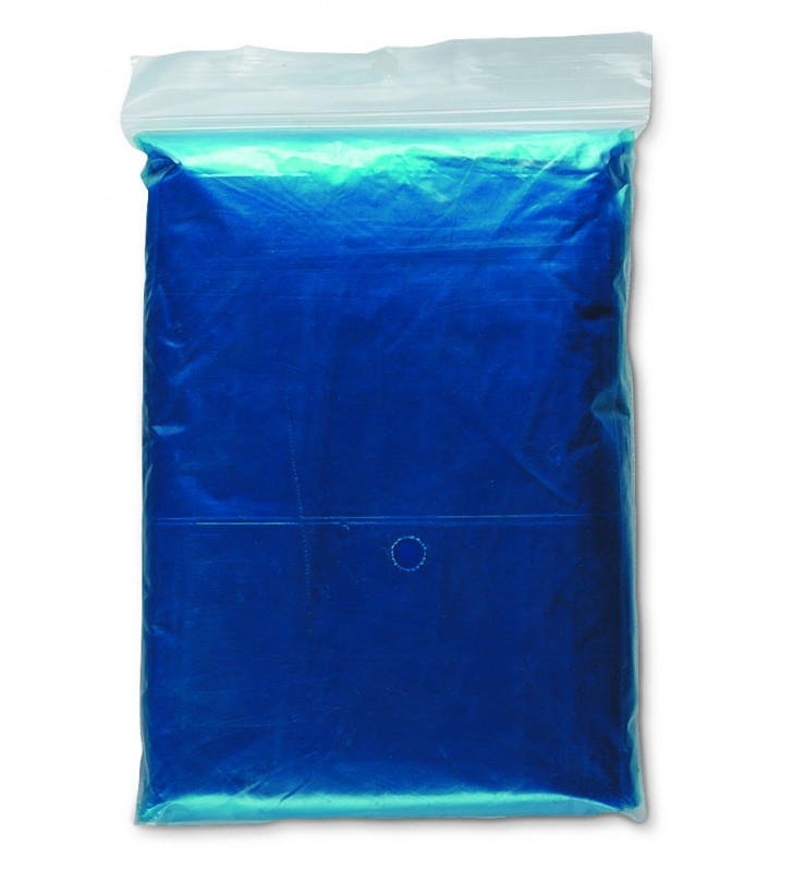 Foldable raincoat in polybag