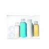 Travelling pouch with bottles