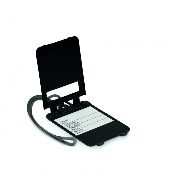 Étiquette de bagage en plastiq