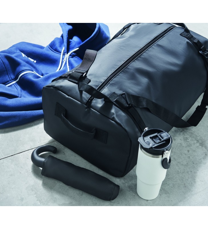 Travel tarpaulin duffle bag