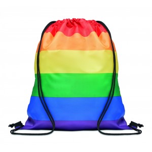 Bolsa cuerdas rainbow de RPET
