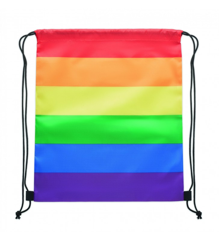 Bolsa cuerdas rainbow de RPET