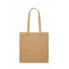 Jute long handled shopping bag
