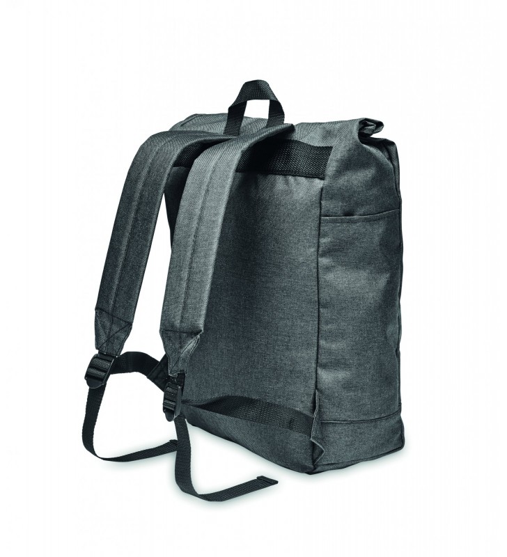 600D RPET 2 tone backpack
