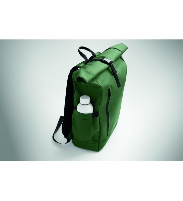Rolltop laptop rucksack 600D