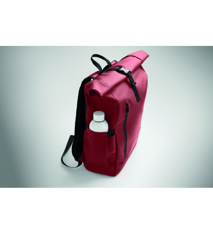 Rolltop laptop rucksack 600D
