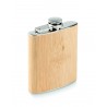 Bamboo slim hip flask 170ml