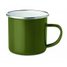 Tasse en métal émaillé