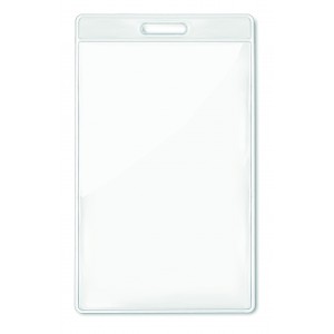 Transparent badge 7.5cmx12.5cm