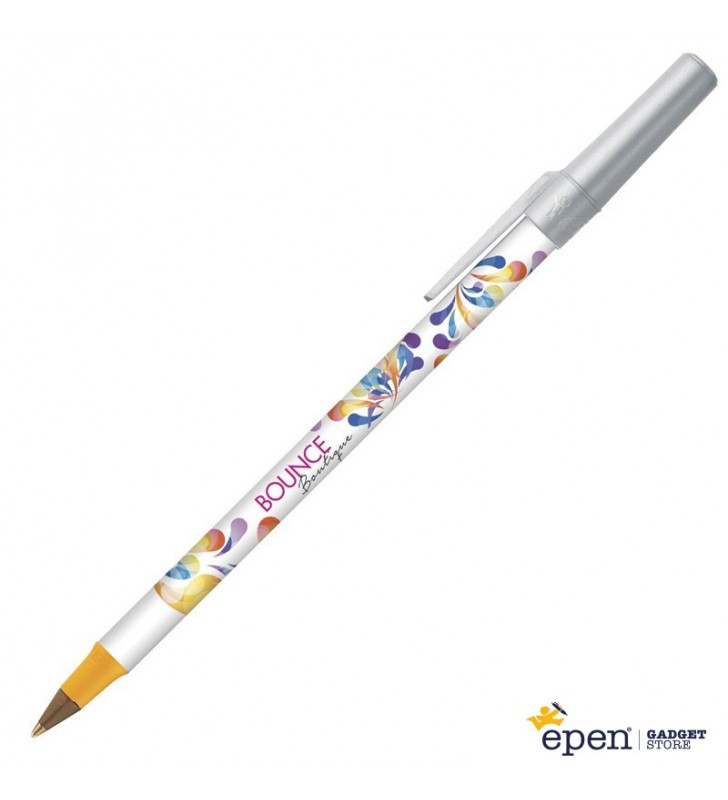Personalised plastic pen BIC Round Stic Digital
