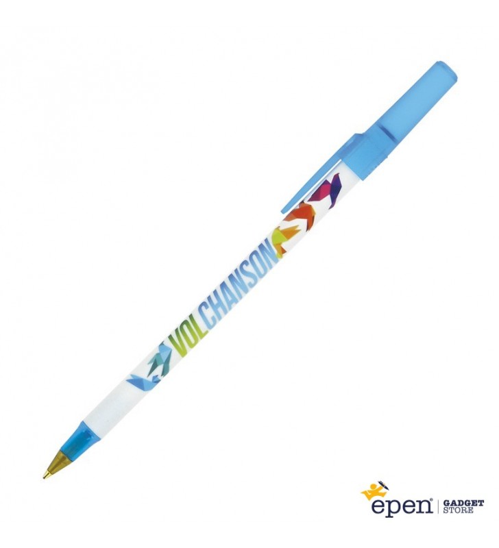 Personalised plastic pen BIC Round Stic Digital
