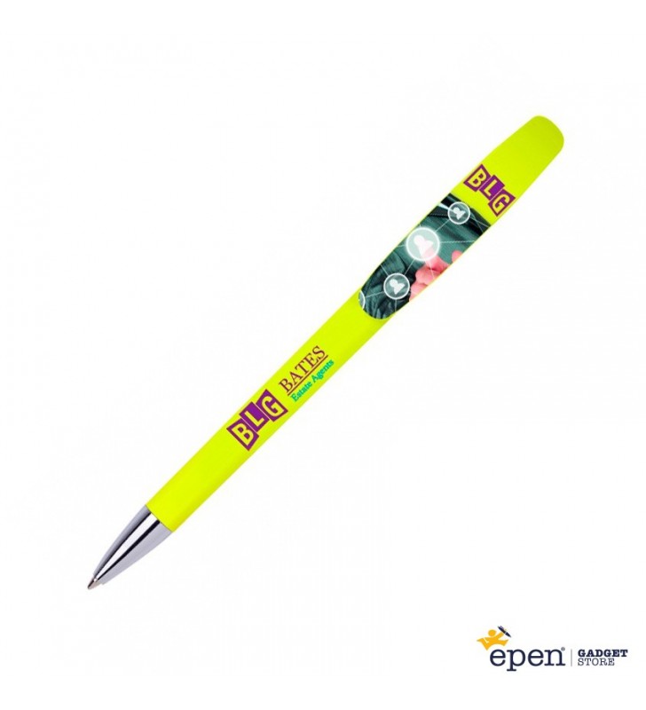 Bolígrafo de plástico BIC SUPER CLIP ADVANCE BRITEPIX personalizado