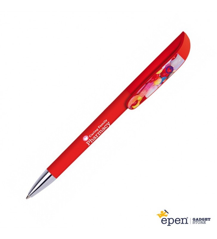 Bolígrafo de plástico BIC SUPER CLIP ADVANCE BRITEPIX personalizado