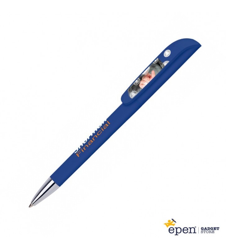 Penna in plastica BIC  SUPER CLIP ADVANCE BRITEPIX personalizzata