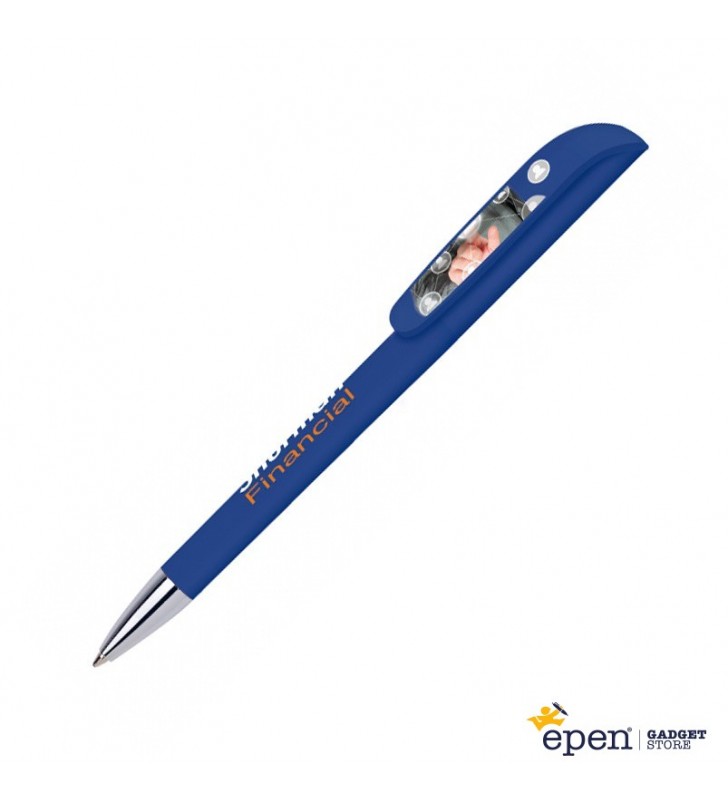 Bolígrafo de plástico BIC SUPER CLIP ADVANCE BRITEPIX personalizado