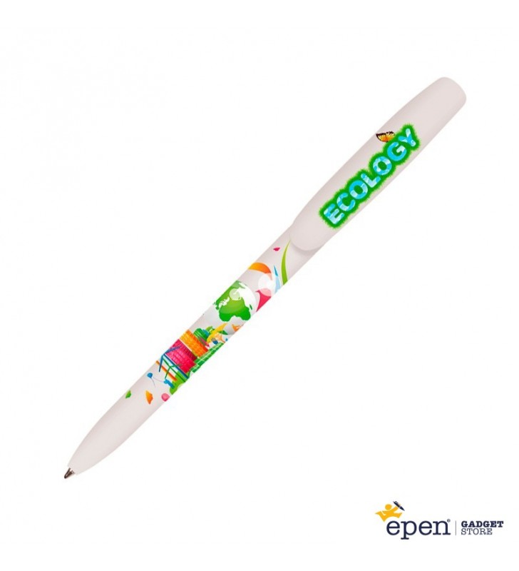 Bolígrafo de plástico BIC SUPER CLIP BRITEPIX DIGITAL ECOLÓGICO personalizado