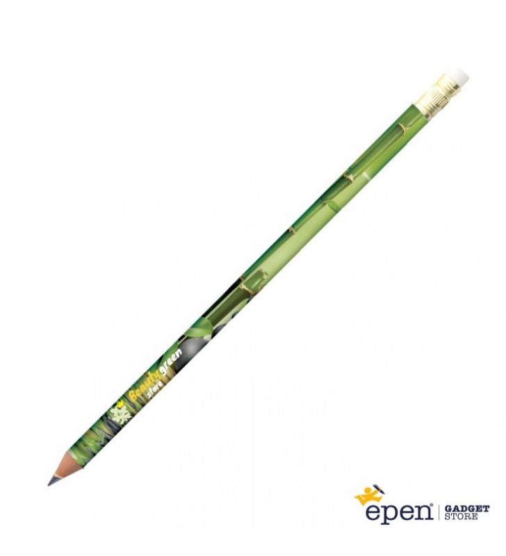 Crayon à papier ÉCOLOGIQUE avec gomme personnalisé