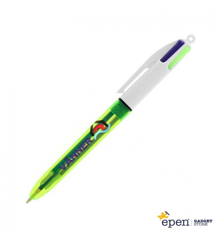 Penna BIC 4 Colori Fluo personalizzata