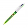 Penna BIC 4 Colori Fluo personalizzata