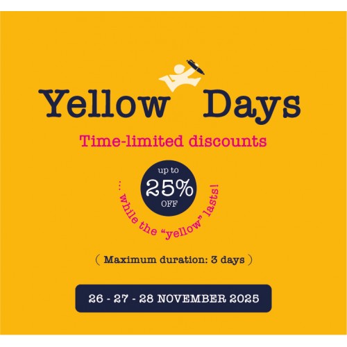 Starting today: Yellow Days — Limited-time special discounts up to 25%
